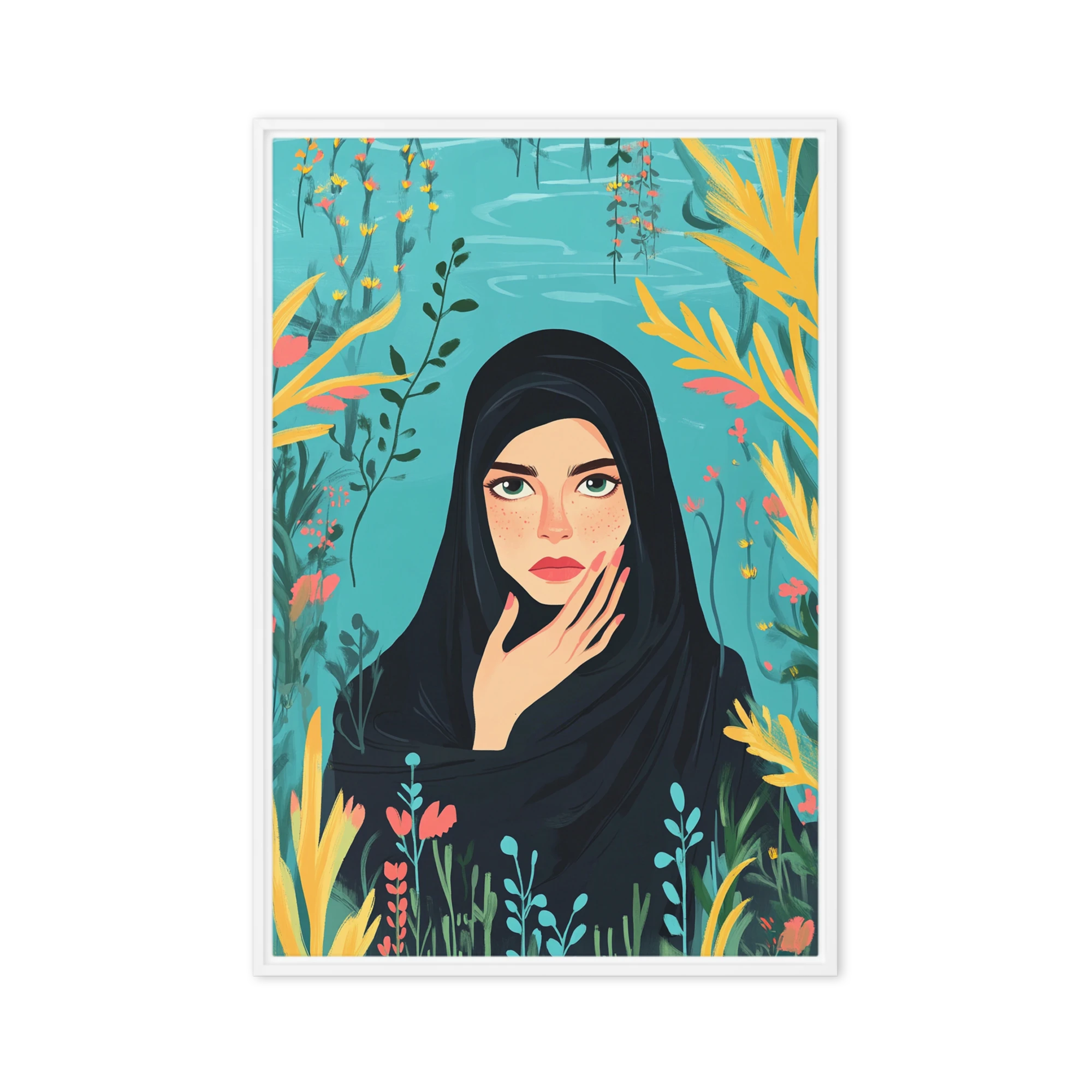 Contemplation Amidst Foliage | Art Print