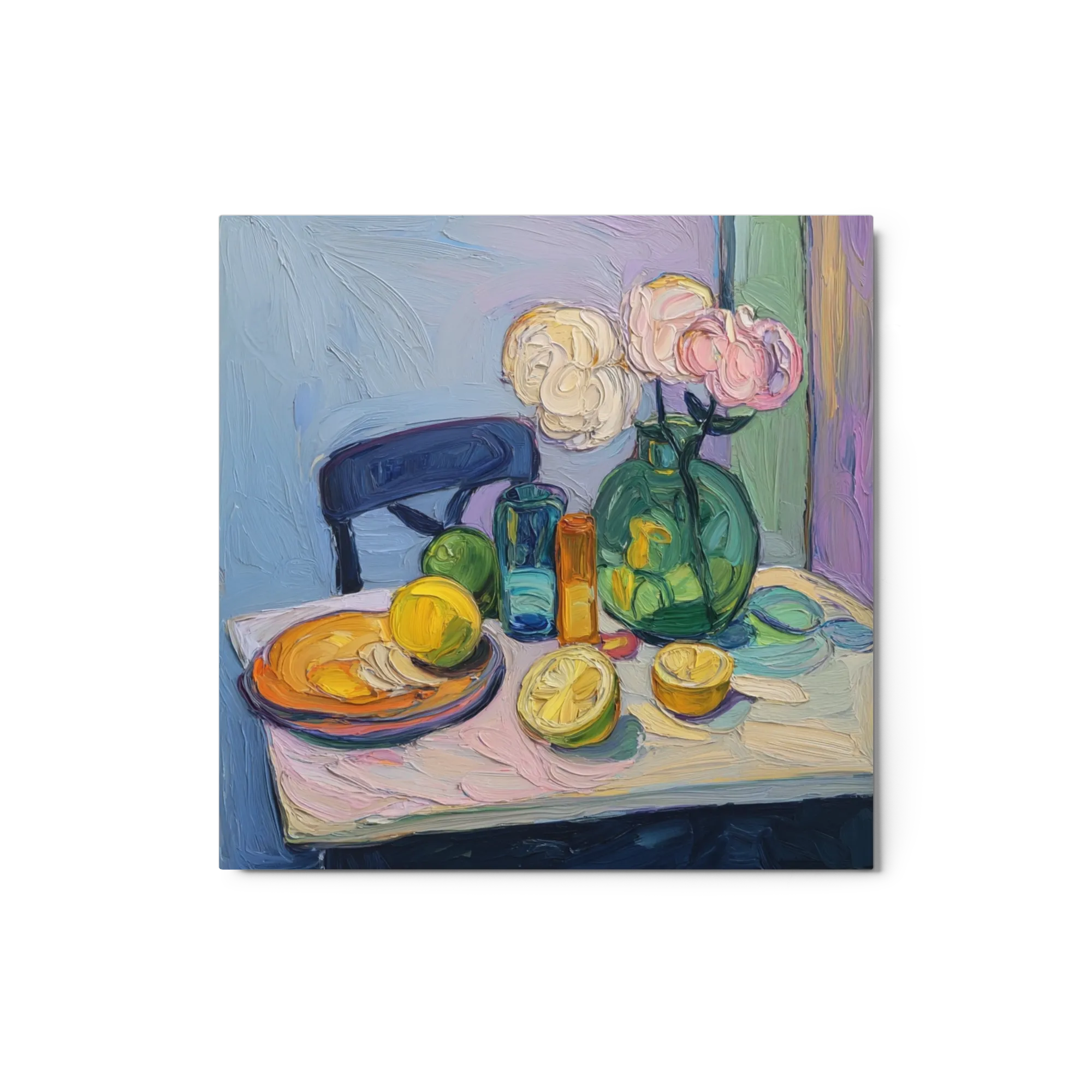 Still Life with Lemons and Flowers