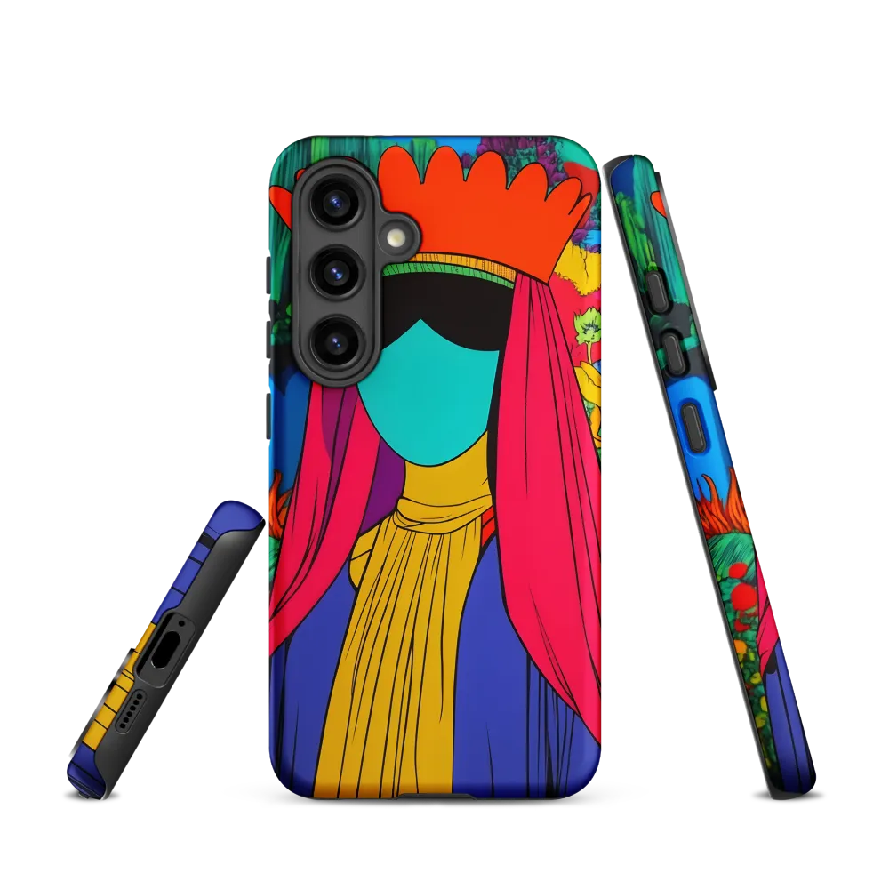 Surreal Figure with Crown | Phone Case