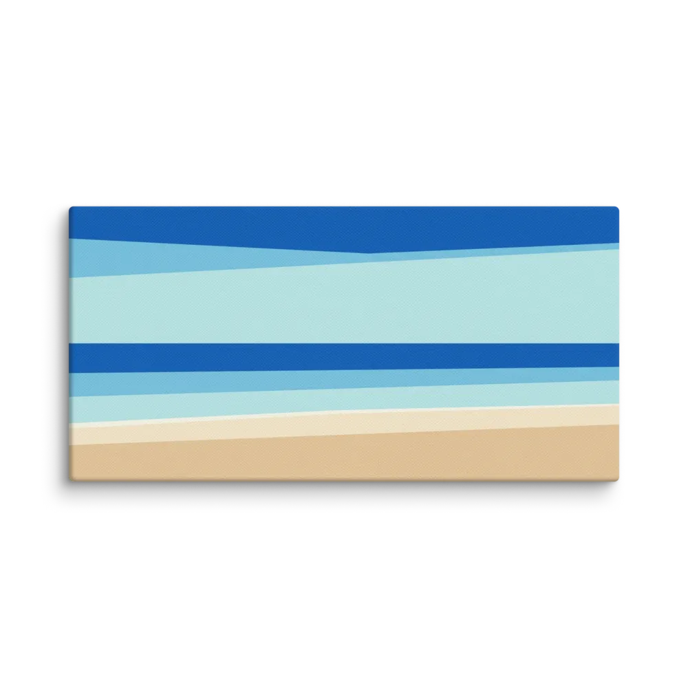 Coastal Color Blocks 
 Canvas | 16″x 32″