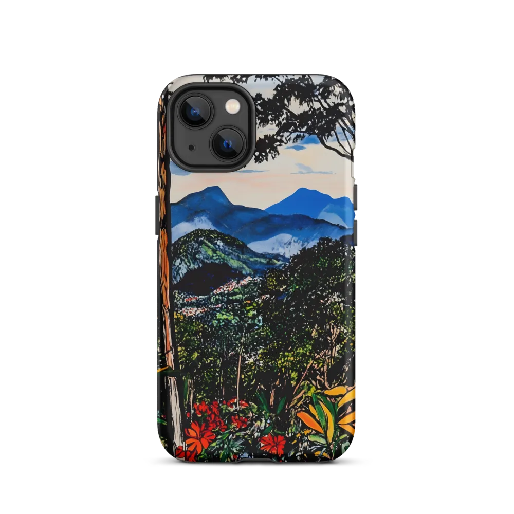 Vibrant Mountain Landscape | Phone Case