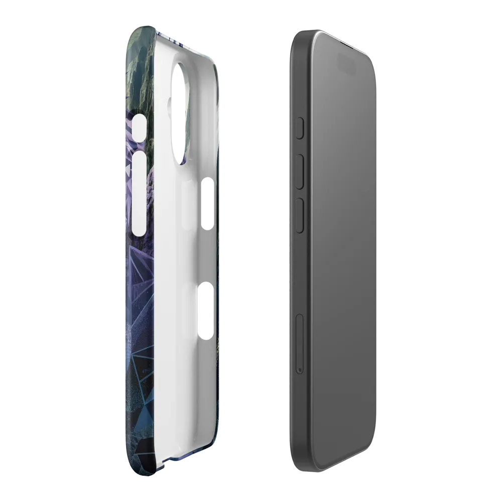 Polygonal Dragon Mountains 
 iPhone 16 Plus | Tough Case