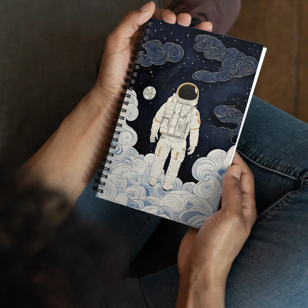 Cosmic Cloud Wanderer 
 Spiral Notebook | 140 pages