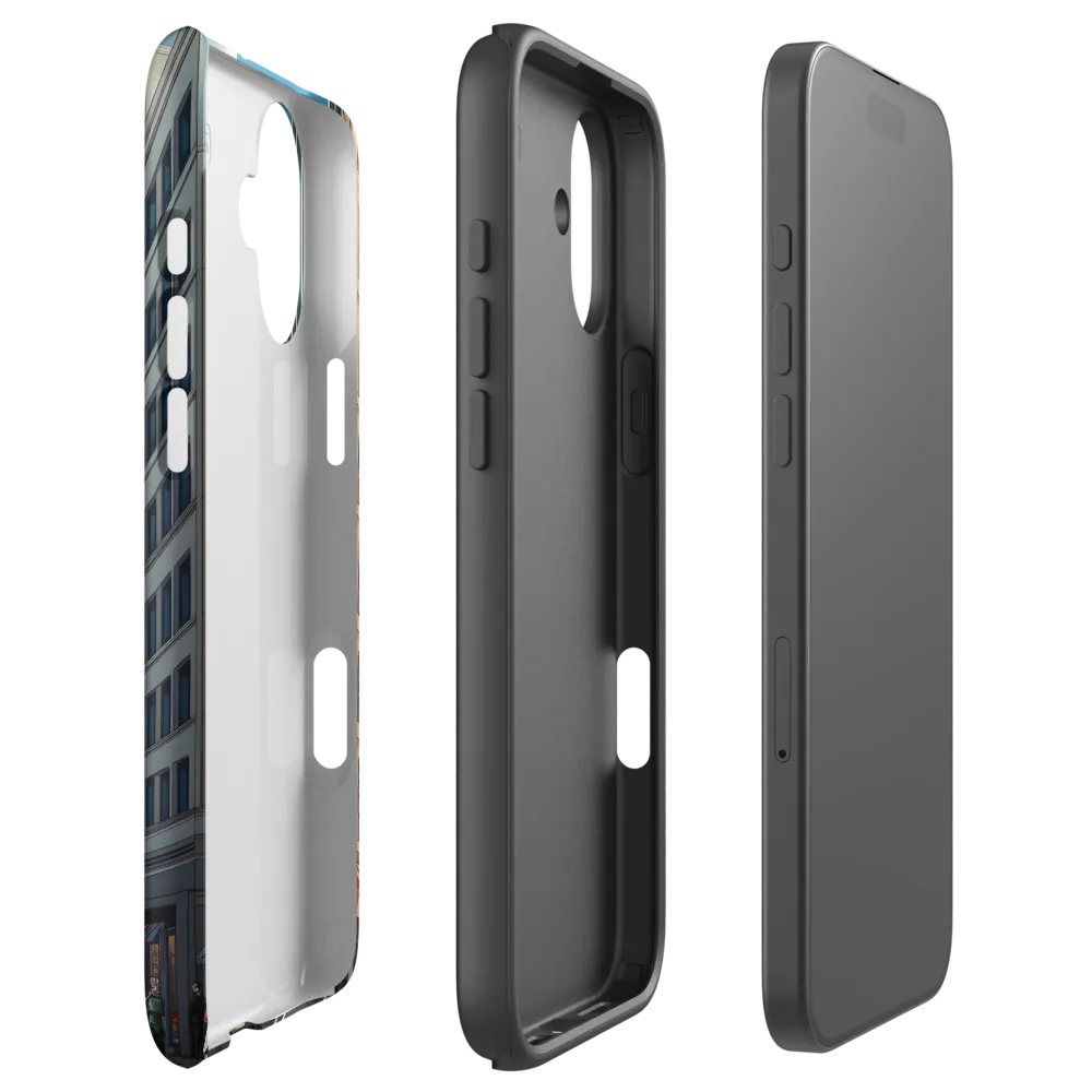 City Street with UFOs | Phone Case