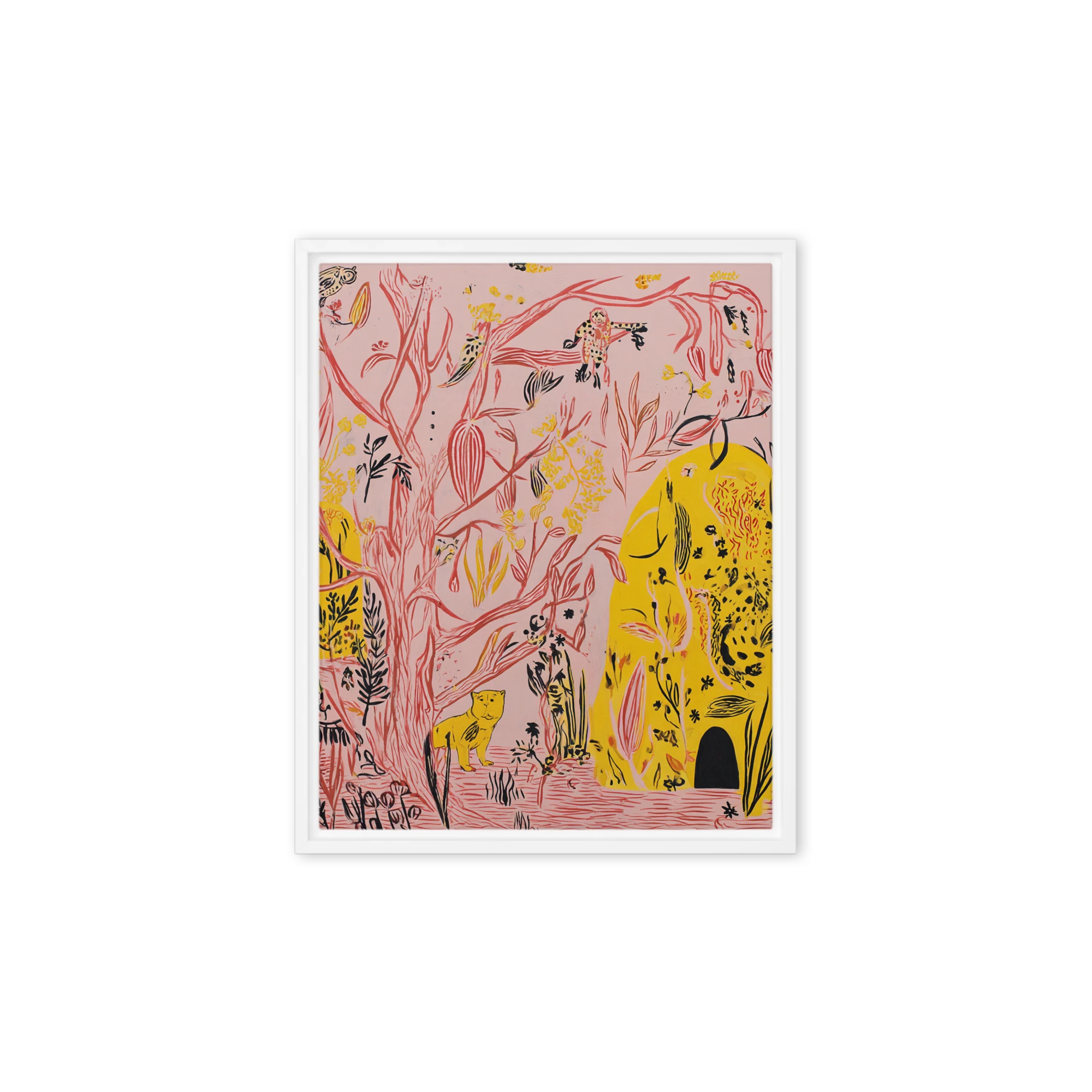 Jungle Creatures Haven | Art Print