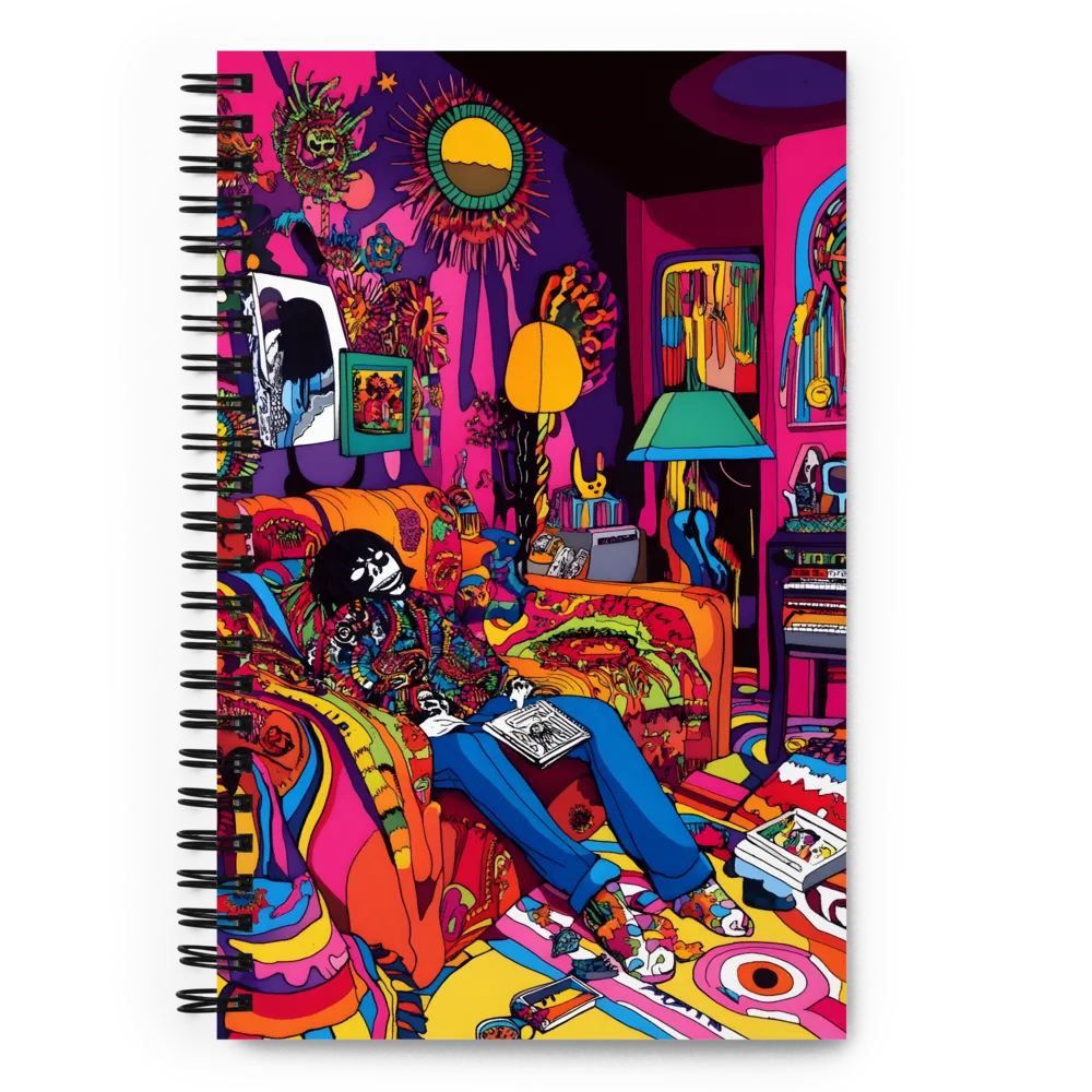 Psychedelic Slumber 
 Spiral Notebook | 140 pages
