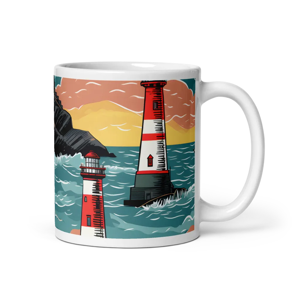 Lighthouses in a Whimsical Ocean