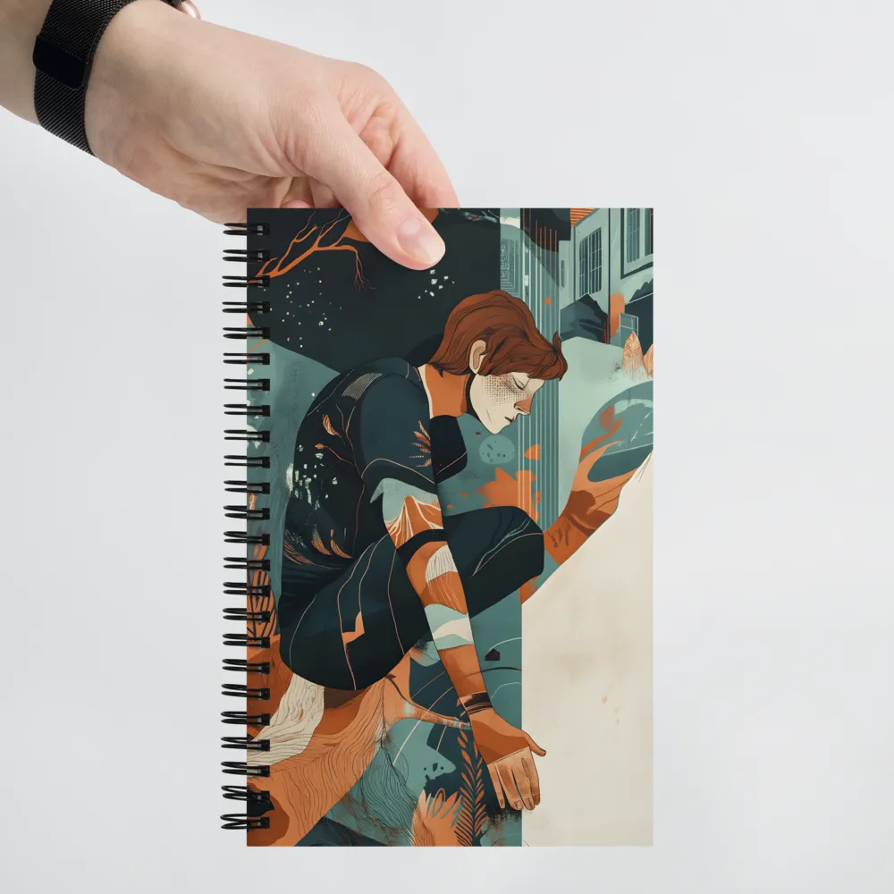 Pondering in the Abstract 
 Spiral Notebook | 140 pages