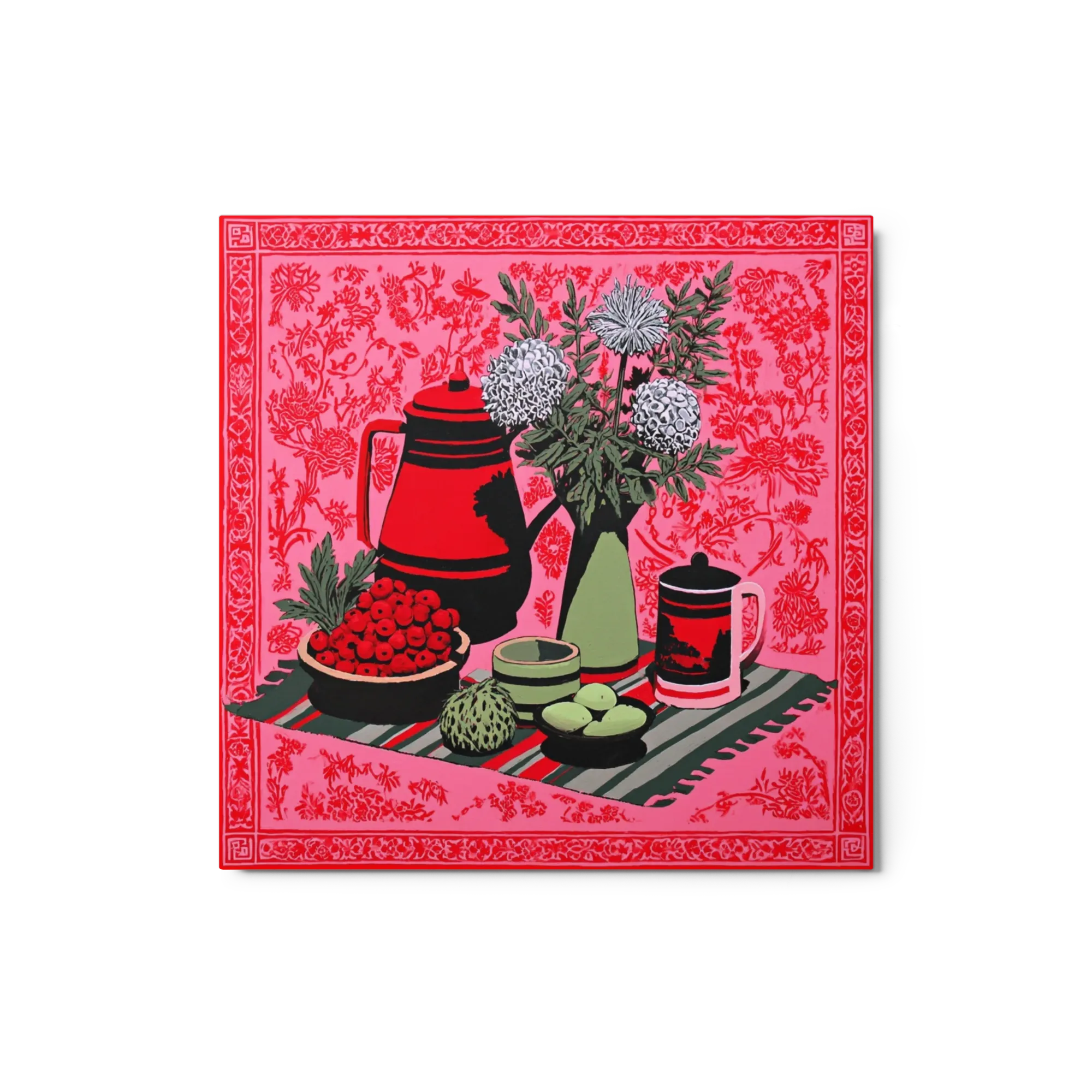 Red Kettle Still Life