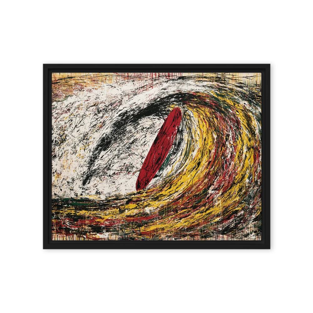 Red Board in the Barrel | Art Print