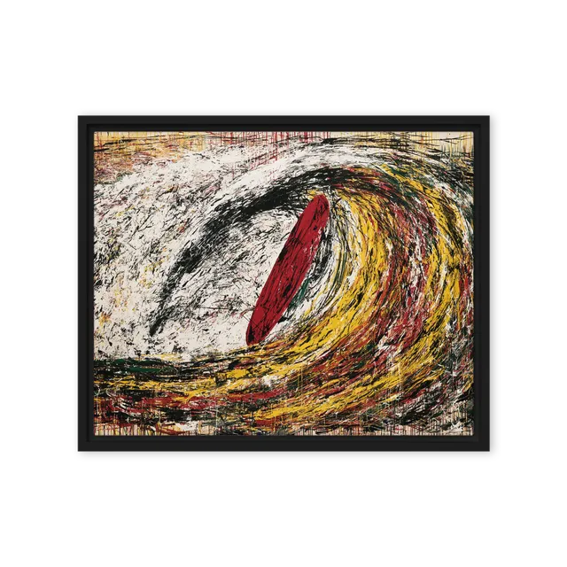 Red Board in the Barrel | Art Print