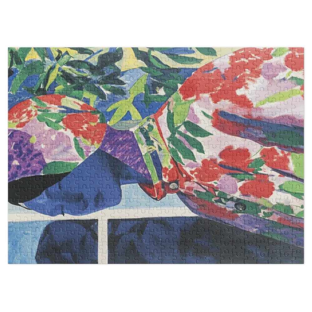 Modern Expressionist Portrait of a Woman | Jigsaw Puzzle (252/520 pieces)