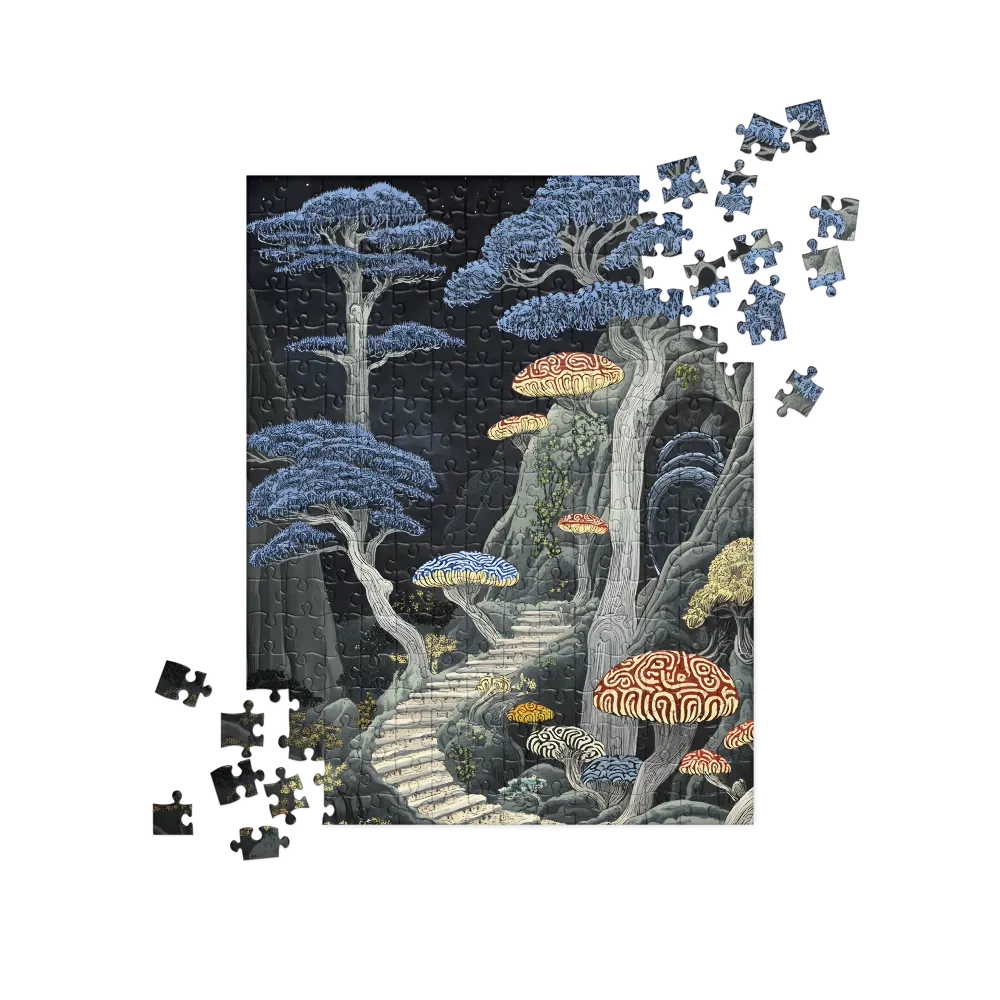 Enchanted Mushroom Forest 
 Jigsaw Puzzle