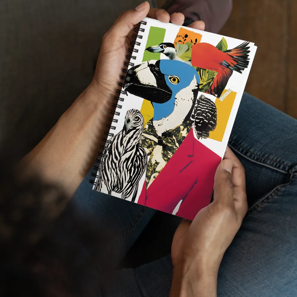 Avian Collage 
 Spiral Notebook | 140 pages