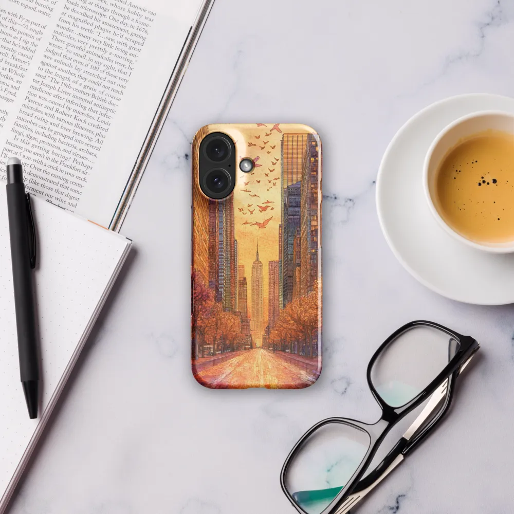 Autumn Flight Over Metropolis 
 Samsung Galaxy S21 Ultra | Snap Case