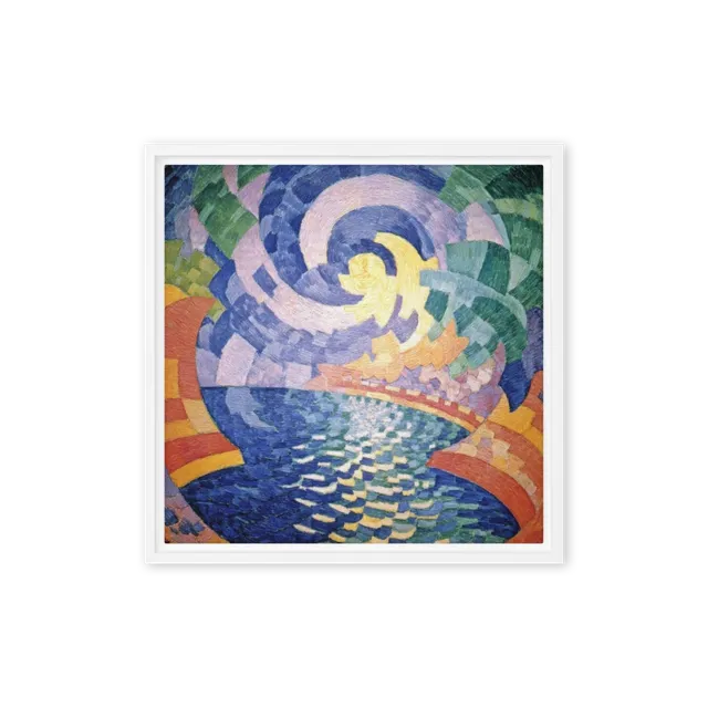 Swirling Sun Over Water | Art Print