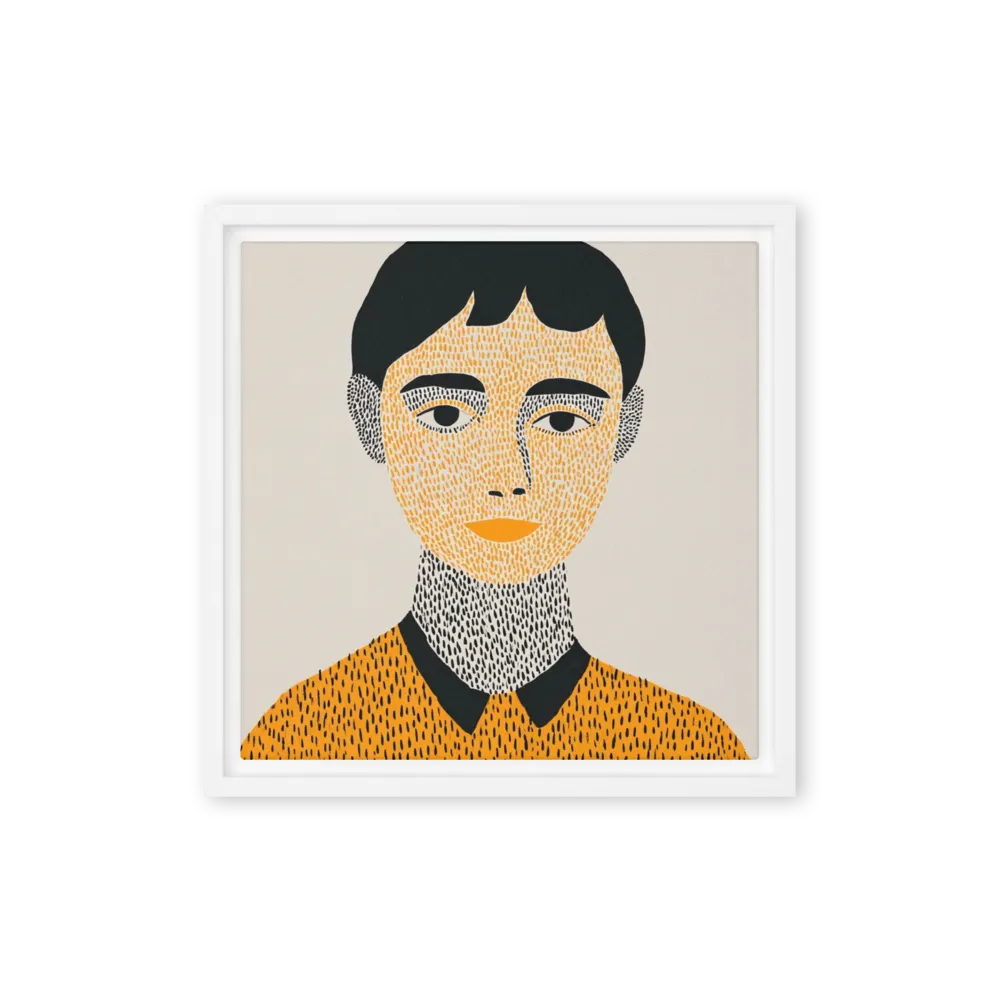 The Orange Sweater 
 Canvas | 26″x 26″