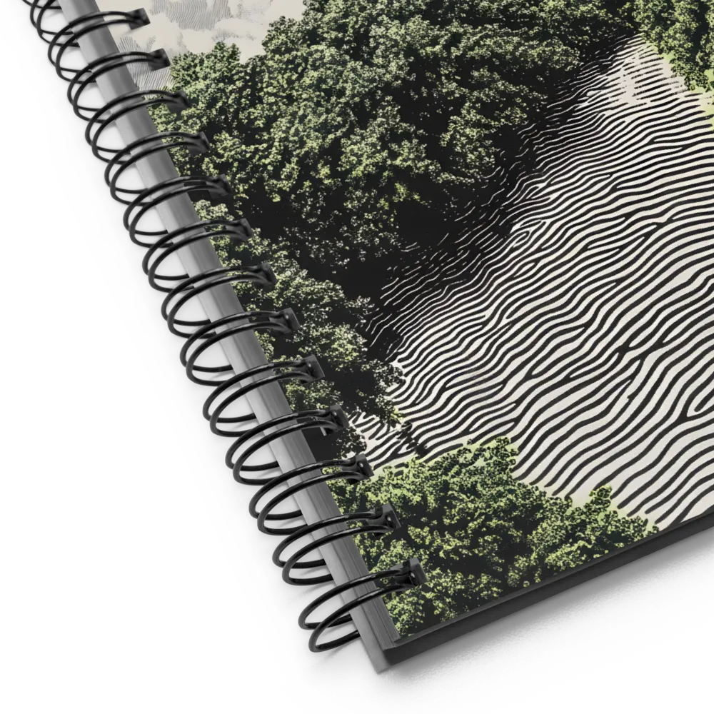 Whispering Woods and Wavy Waters 
 Spiral Notebook | 140 pages