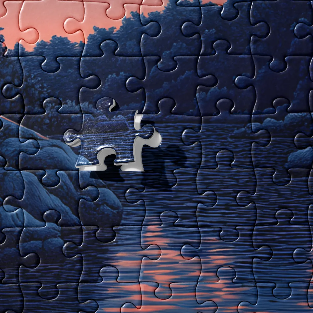 Dusk Reverie with Butterflies 
 Jigsaw Puzzle