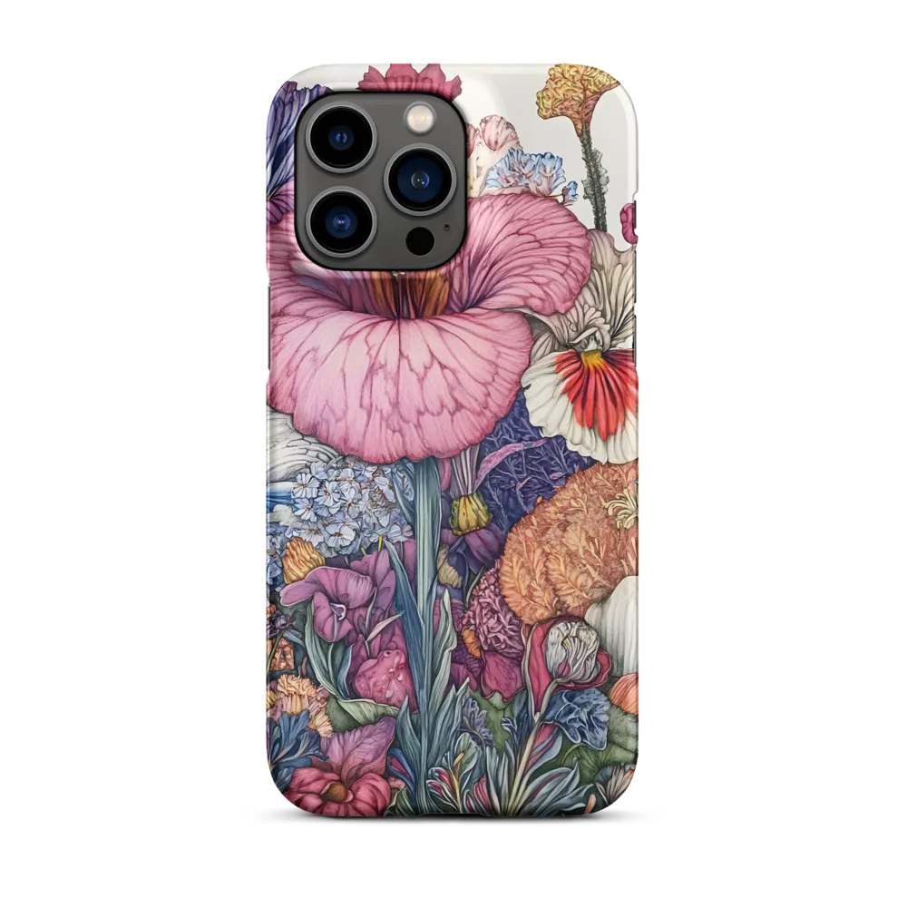 Colorful Botanical Flower Illustration | Phone Case