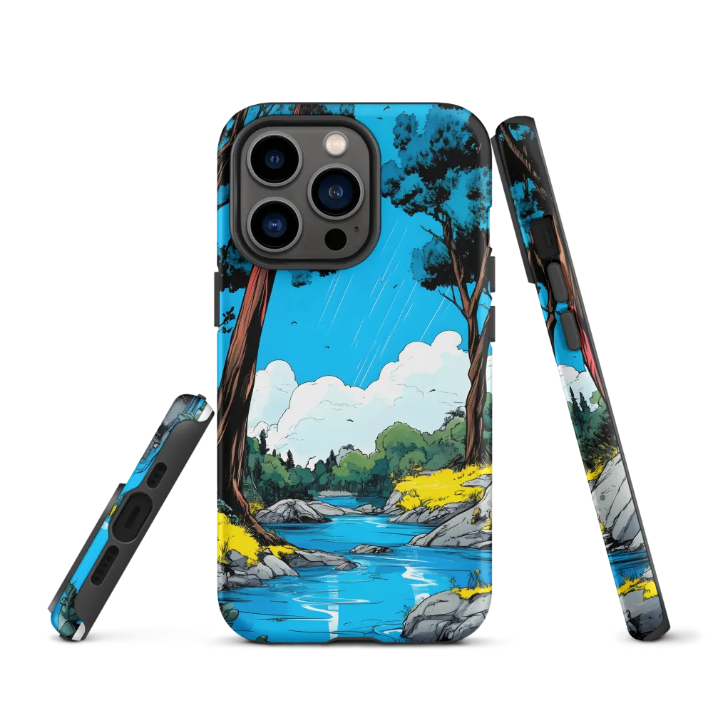 Serene River Landscape | Phone Case