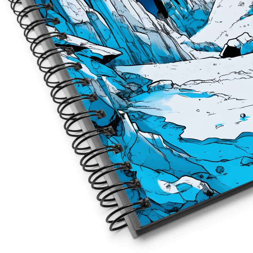 Alien Ice World 
 Spiral Notebook | 140 pages