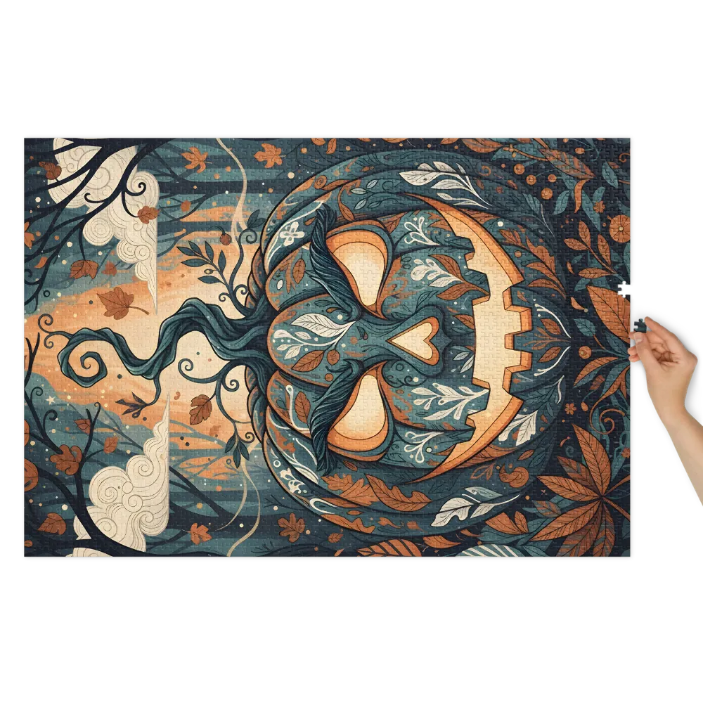 Ornate Jack-o'-Lantern | Jigsaw Puzzles