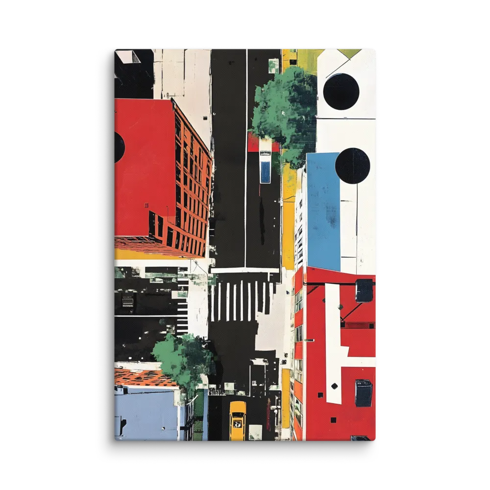 Urban Grid Abstract 
 Canvas | 32″x 48″