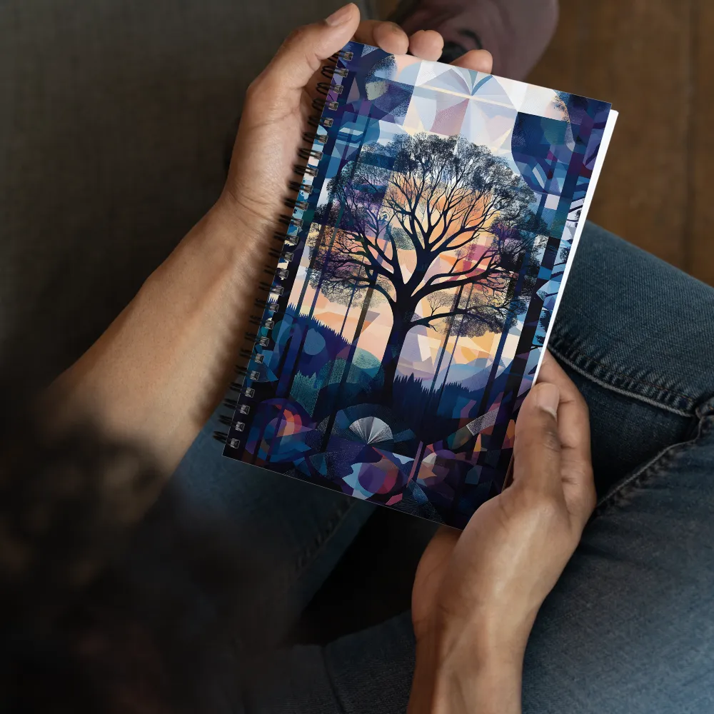 Stained Glass Forest 
 Spiral Notebook | 140 pages