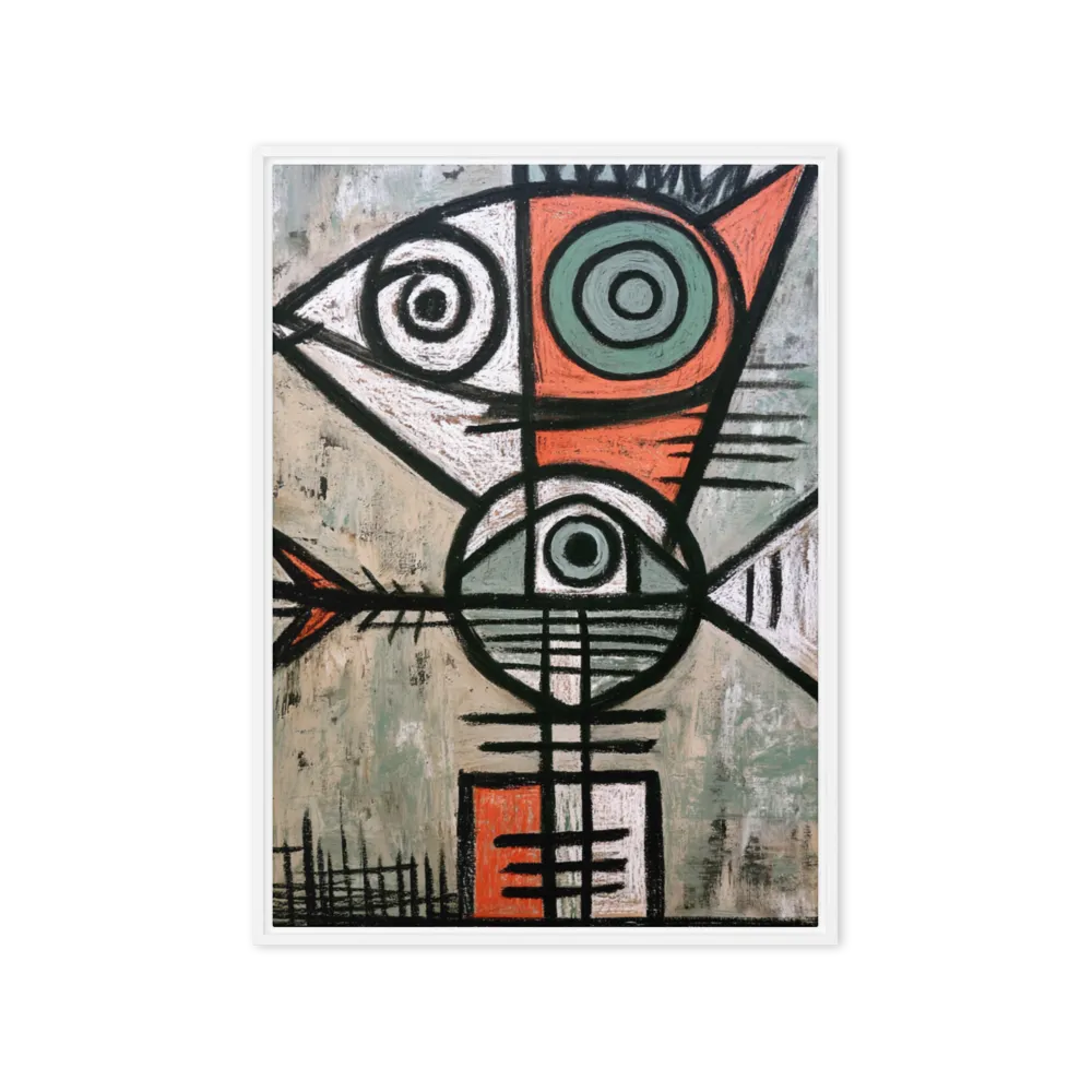 Totemic Fish 
 Metal Print | 8″x 10″