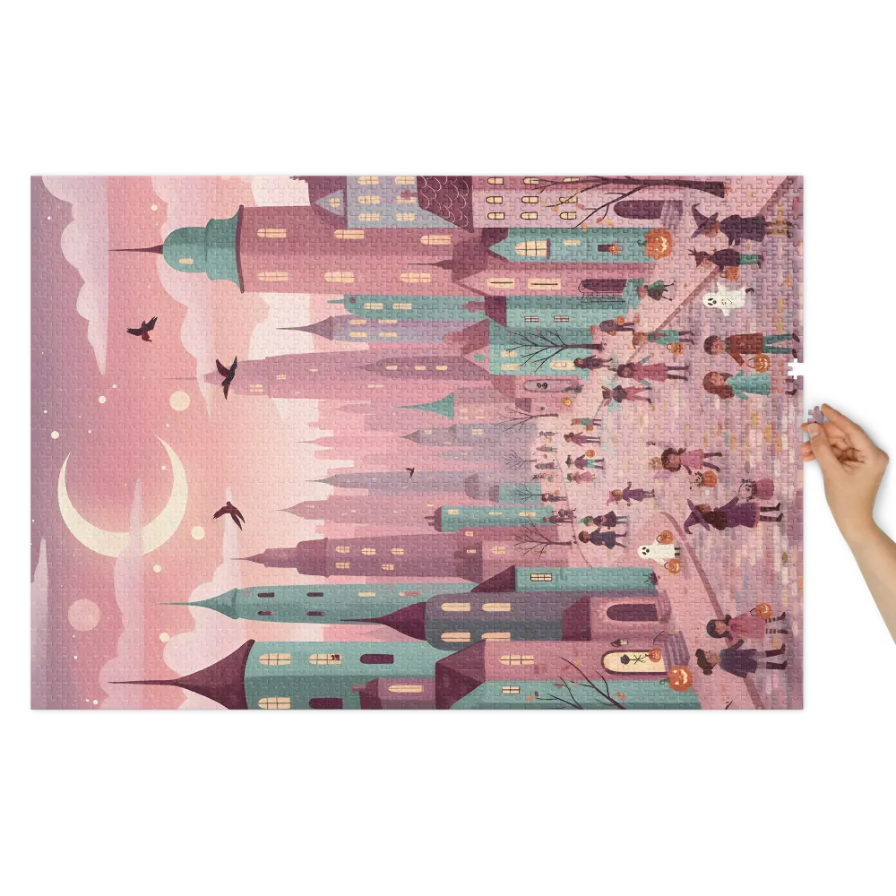 Moonlit Trick‑or‑Treat | Jigsaw Puzzles