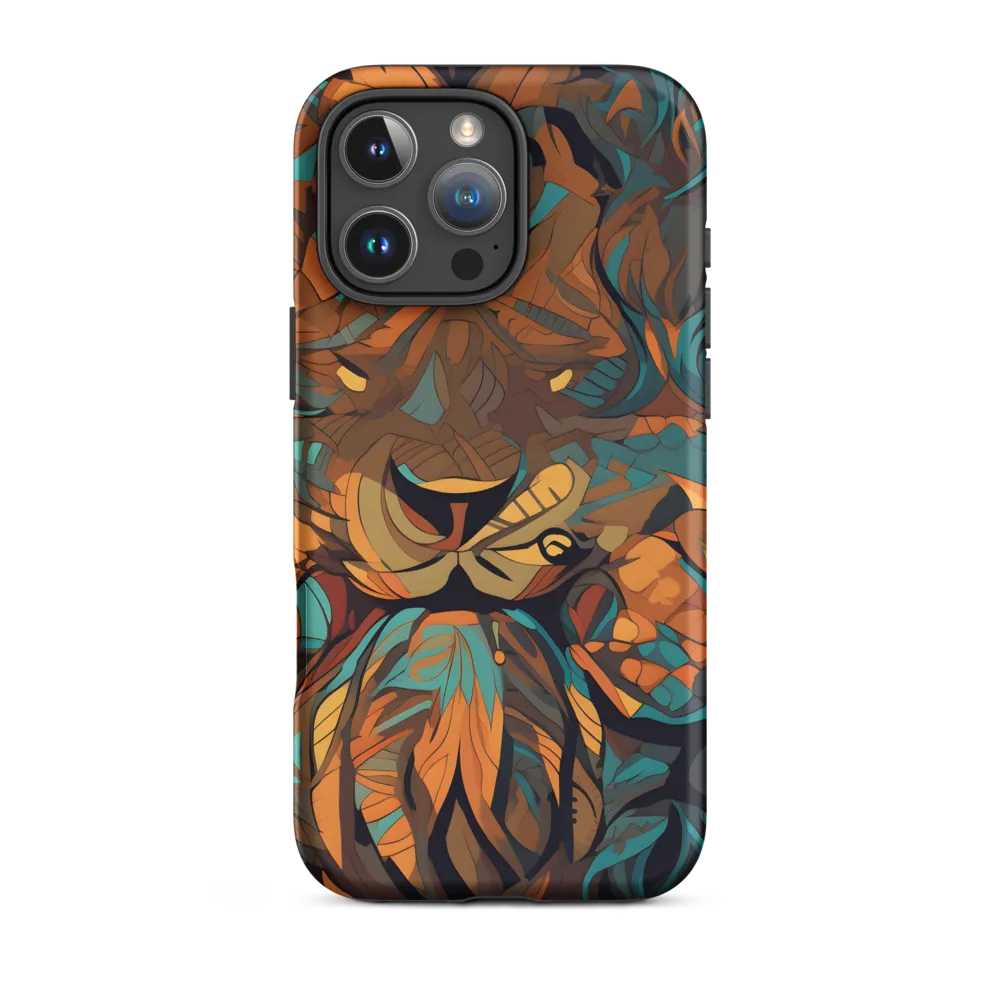 Abstract Lion Art Collection | Phone Case