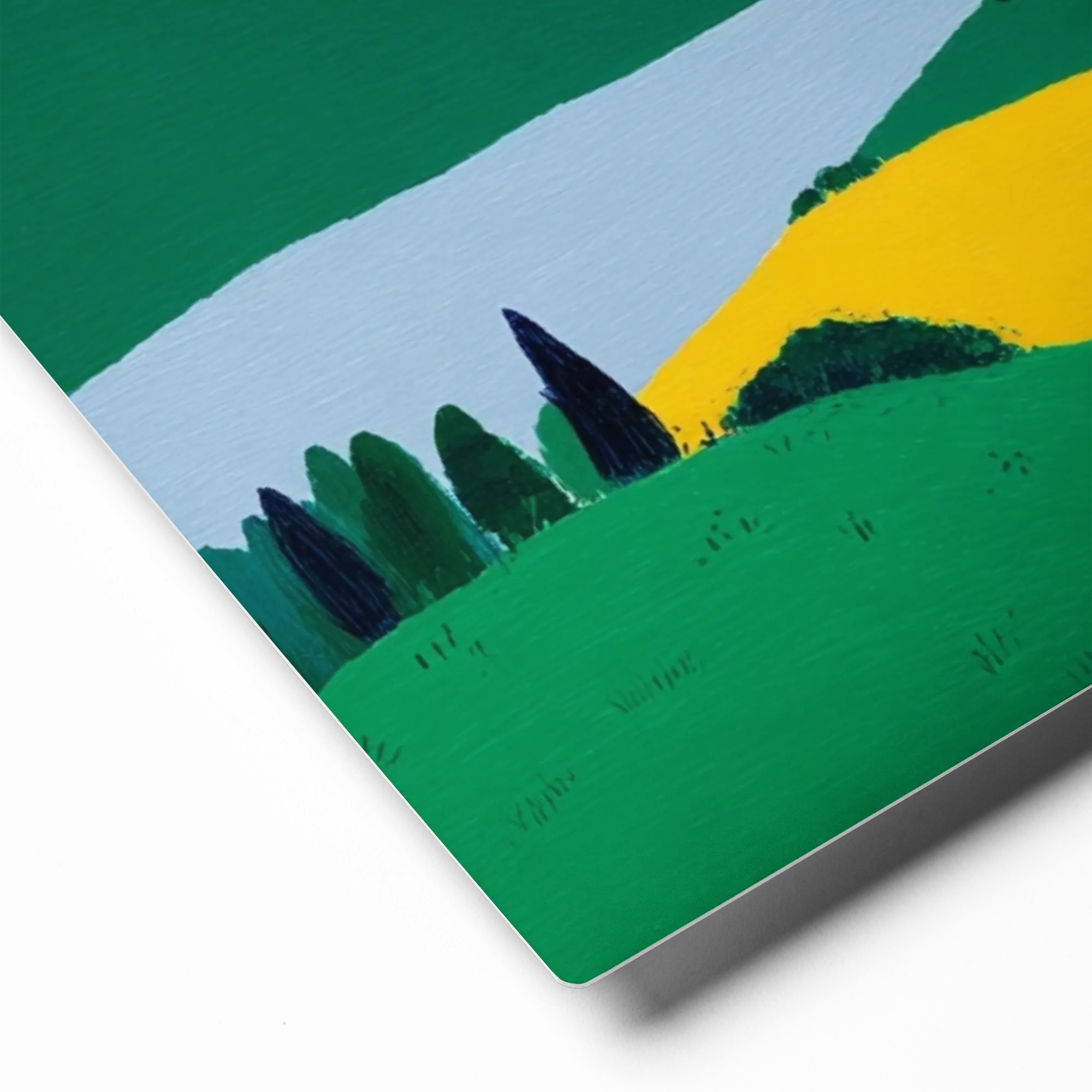 The Golden Valley 
 Poster with Black Frame | 18″x 18″