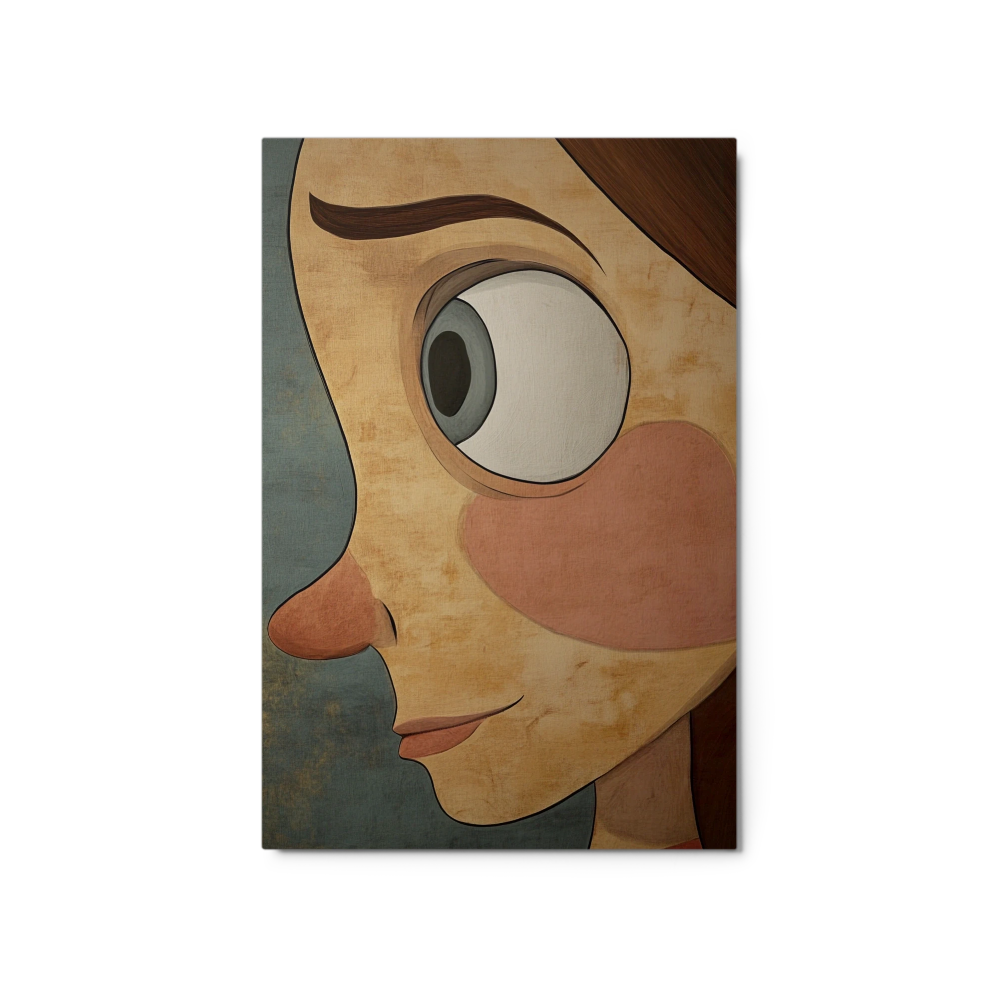 Stylized Profile Character Illustration