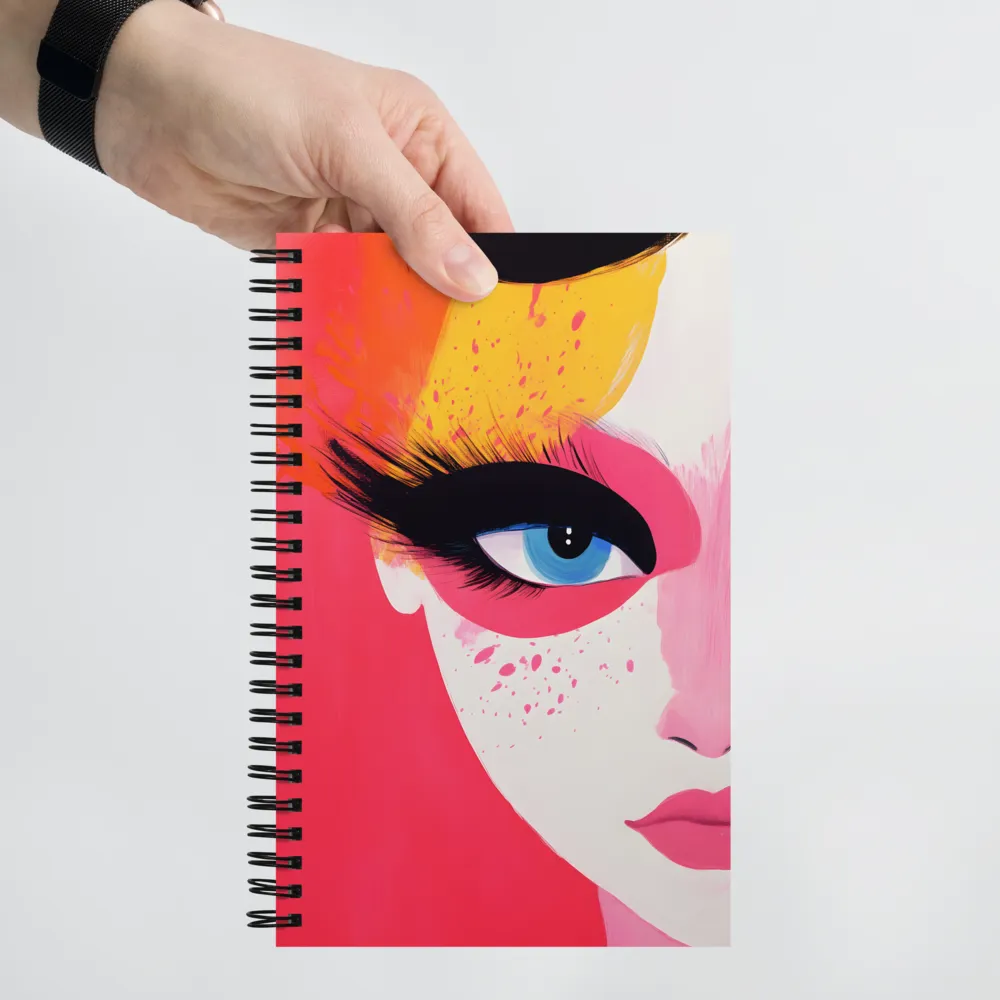 Colorful Gaze 
 Spiral Notebook | 140 pages