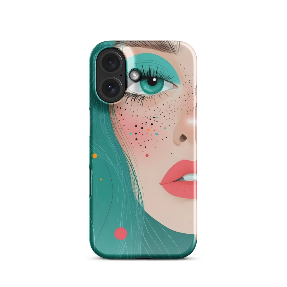 Teal Gaze 
 iPhone 13 | Snap Case