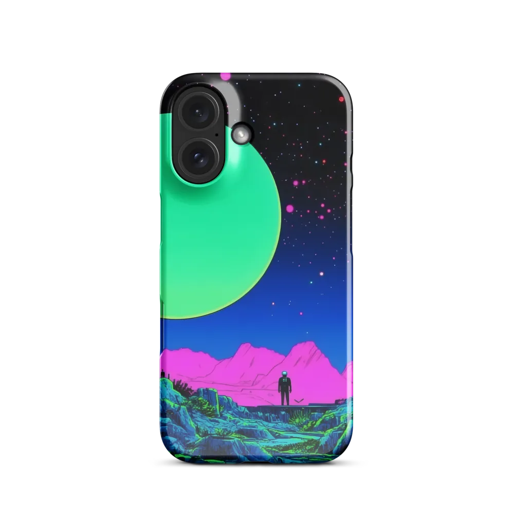 Neon Cosmic Explorer 
 iPhone 13 Mini | Snap Case