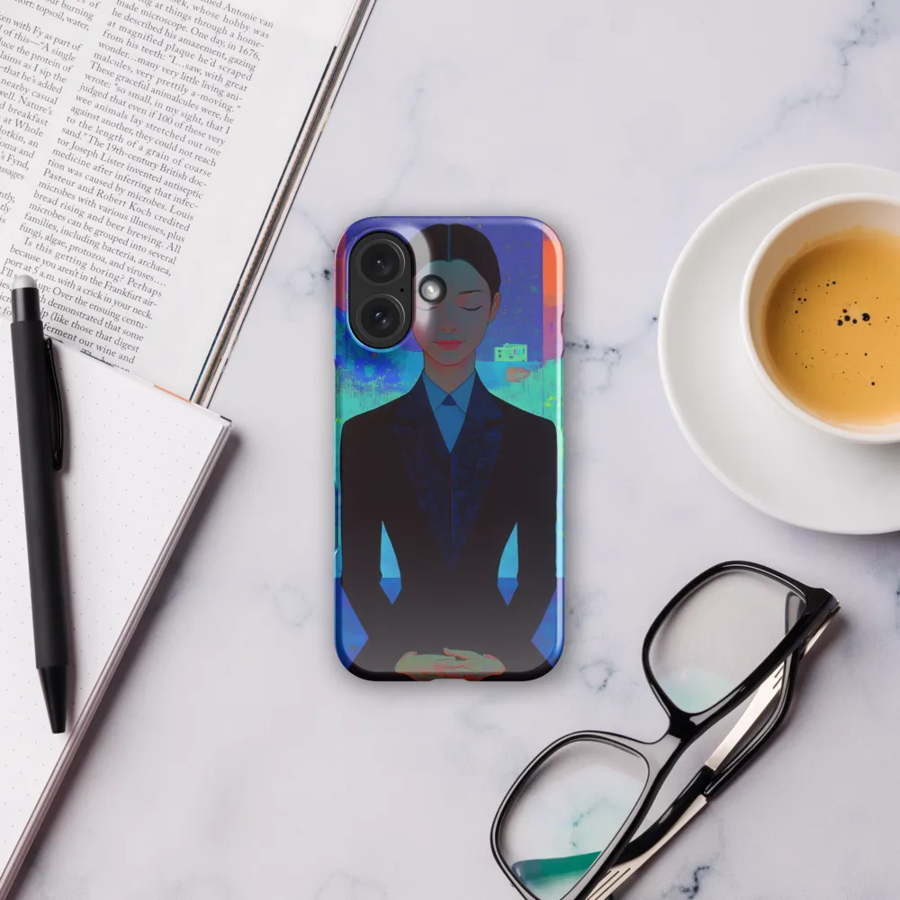 Meditative Urban Canvas 
 iPhone 17 Pro Max | Snap Case