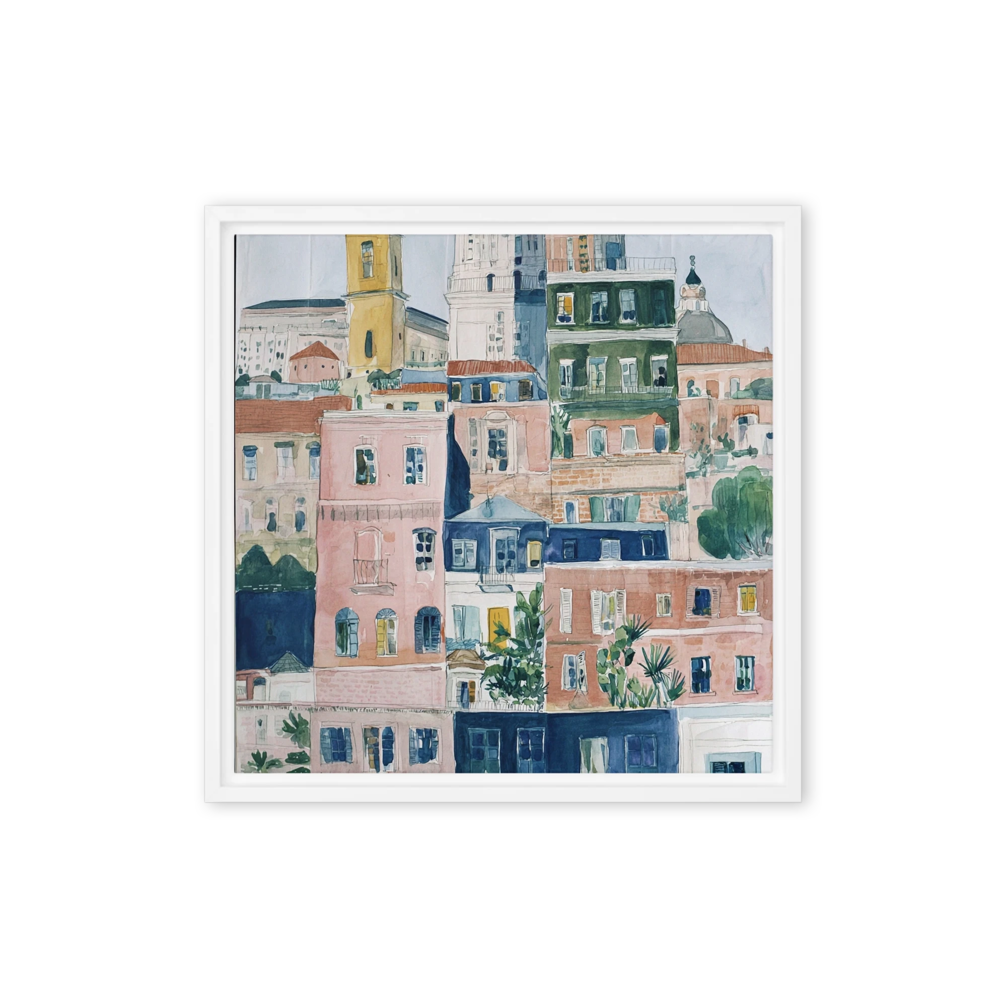 Mediterranean Facades | Art Print