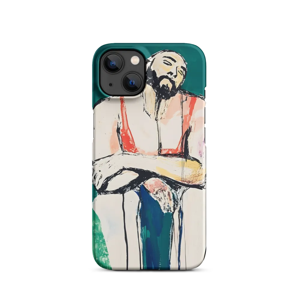 Pensive Man Portrait | Phone Case