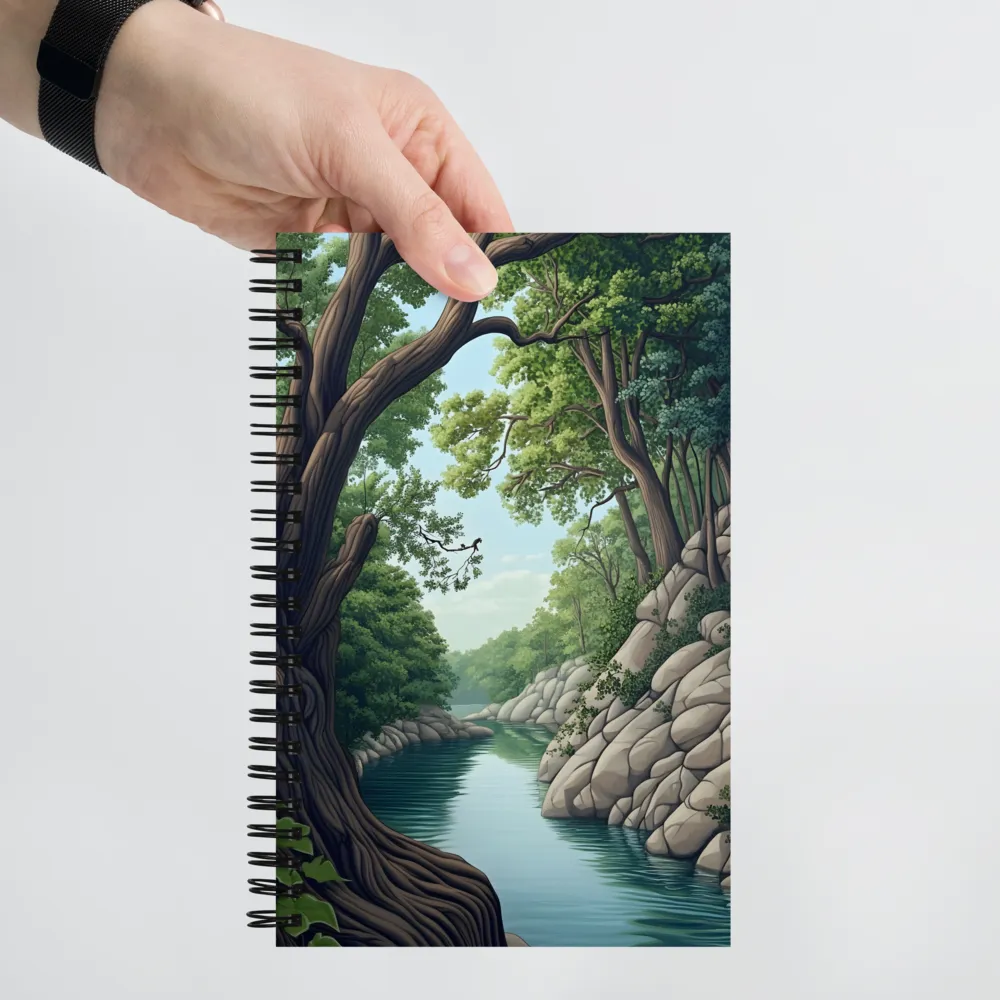 Tranquil Reflections: A Serene River Landscape
