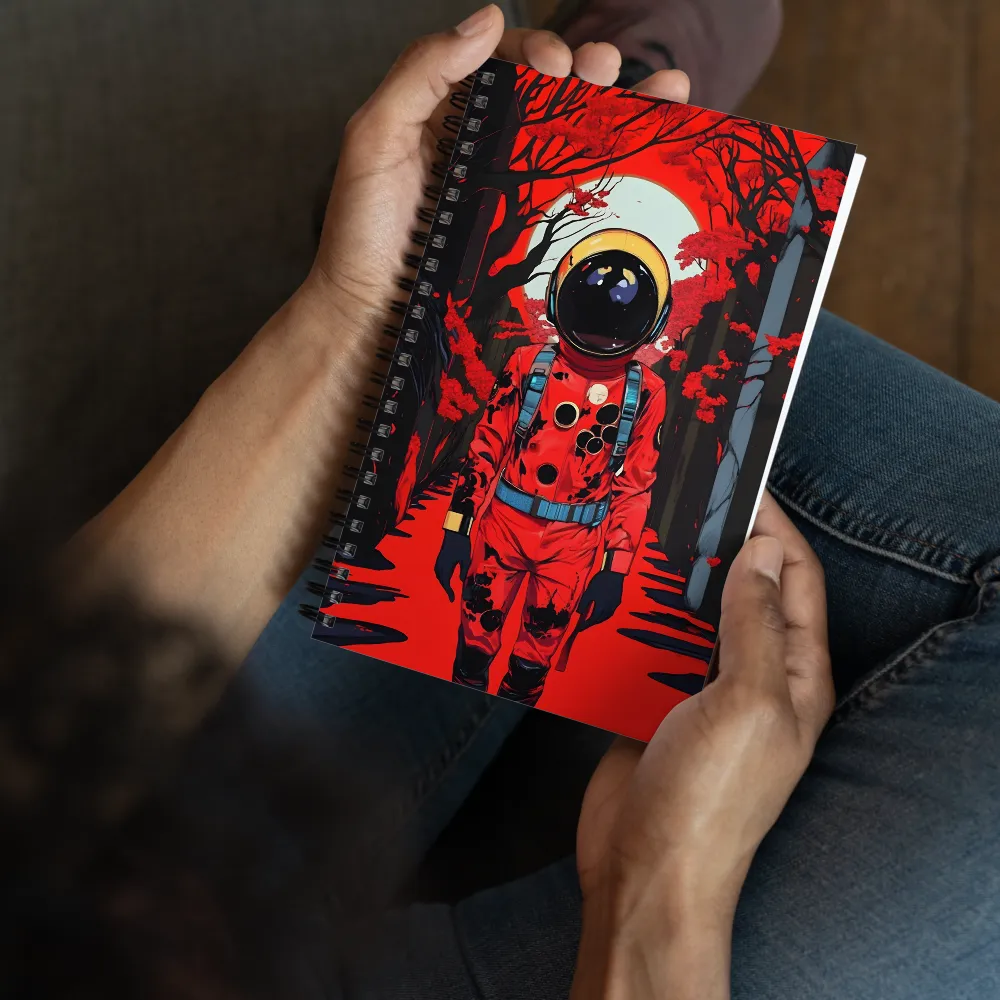 The Crimson Wanderer 
 Spiral Notebook | 140 pages
