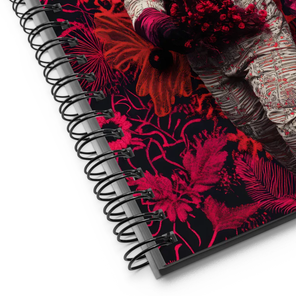 Cosmic Floral Voyager 
 Spiral Notebook | 140 pages