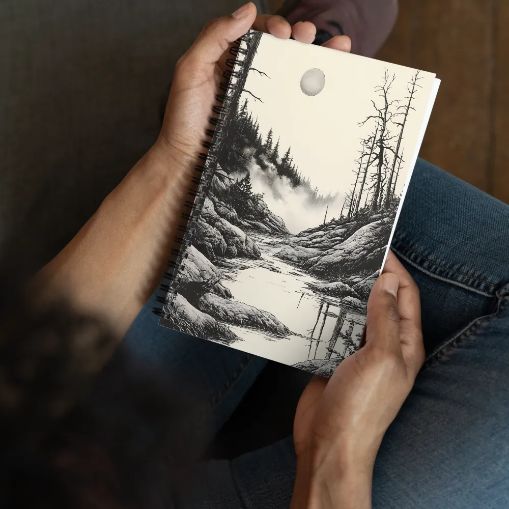 Nocturne of the Whispering Woods 
 Spiral Notebook | 140 pages