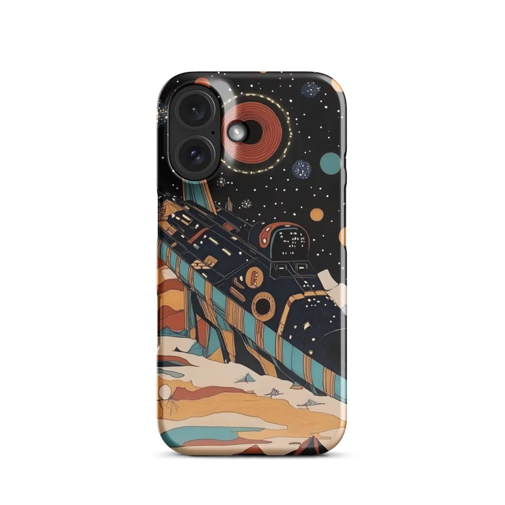 Landing on the Cosmic Shore 
 Samsung Galaxy S25 | Snap Case
