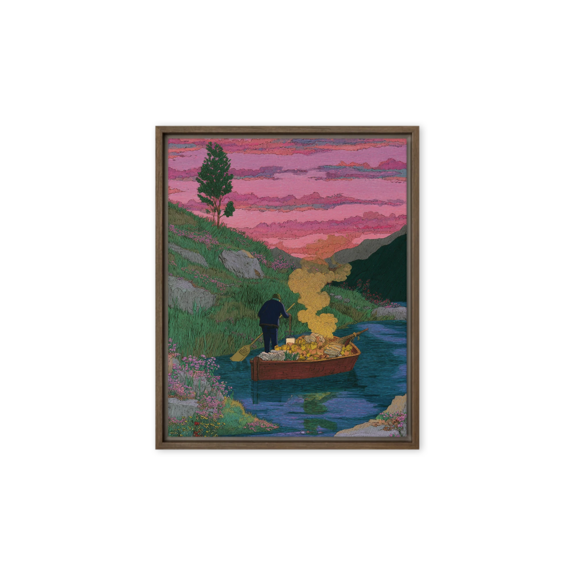 The River's Burden | Art Print