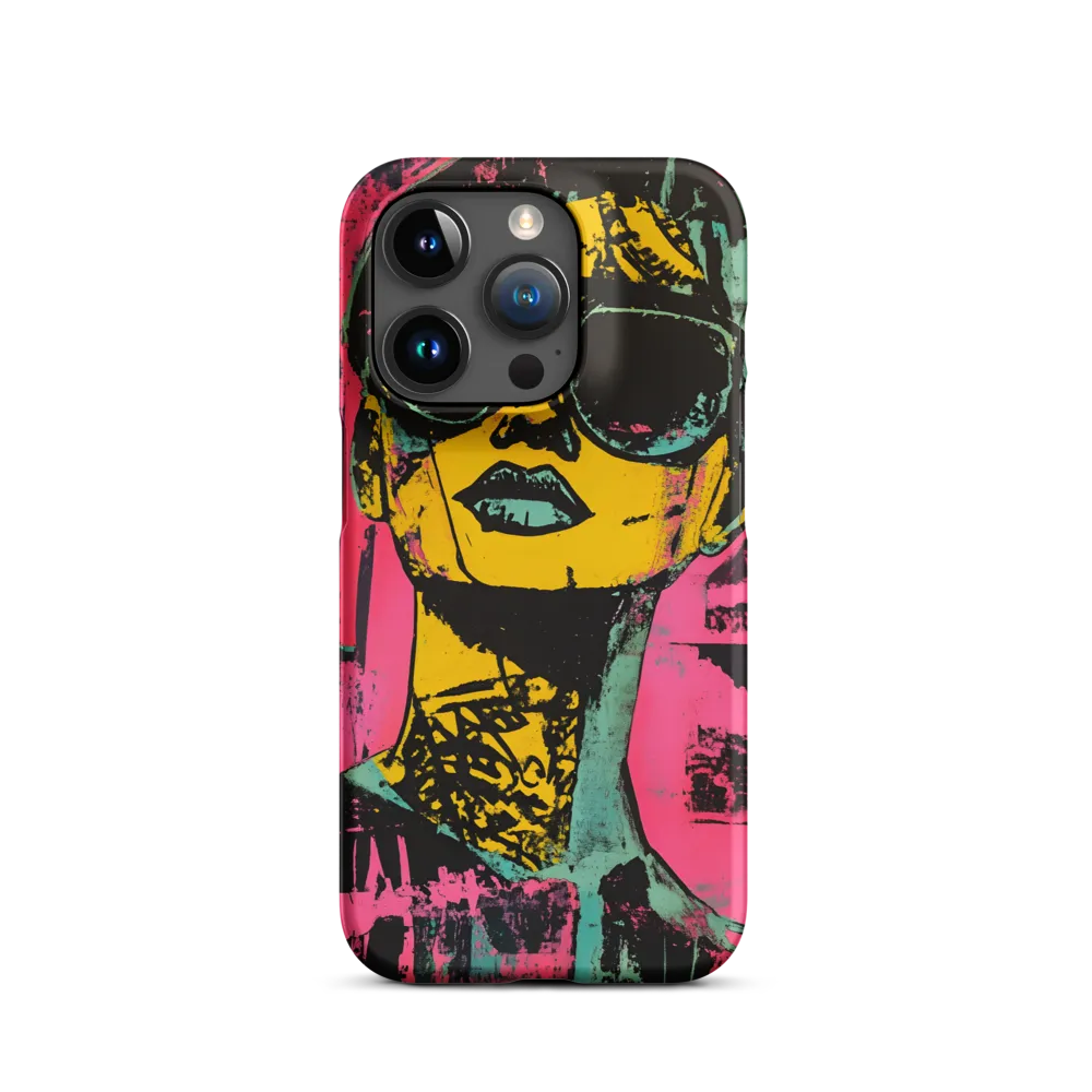Neon Pop Portrait | Phone Case