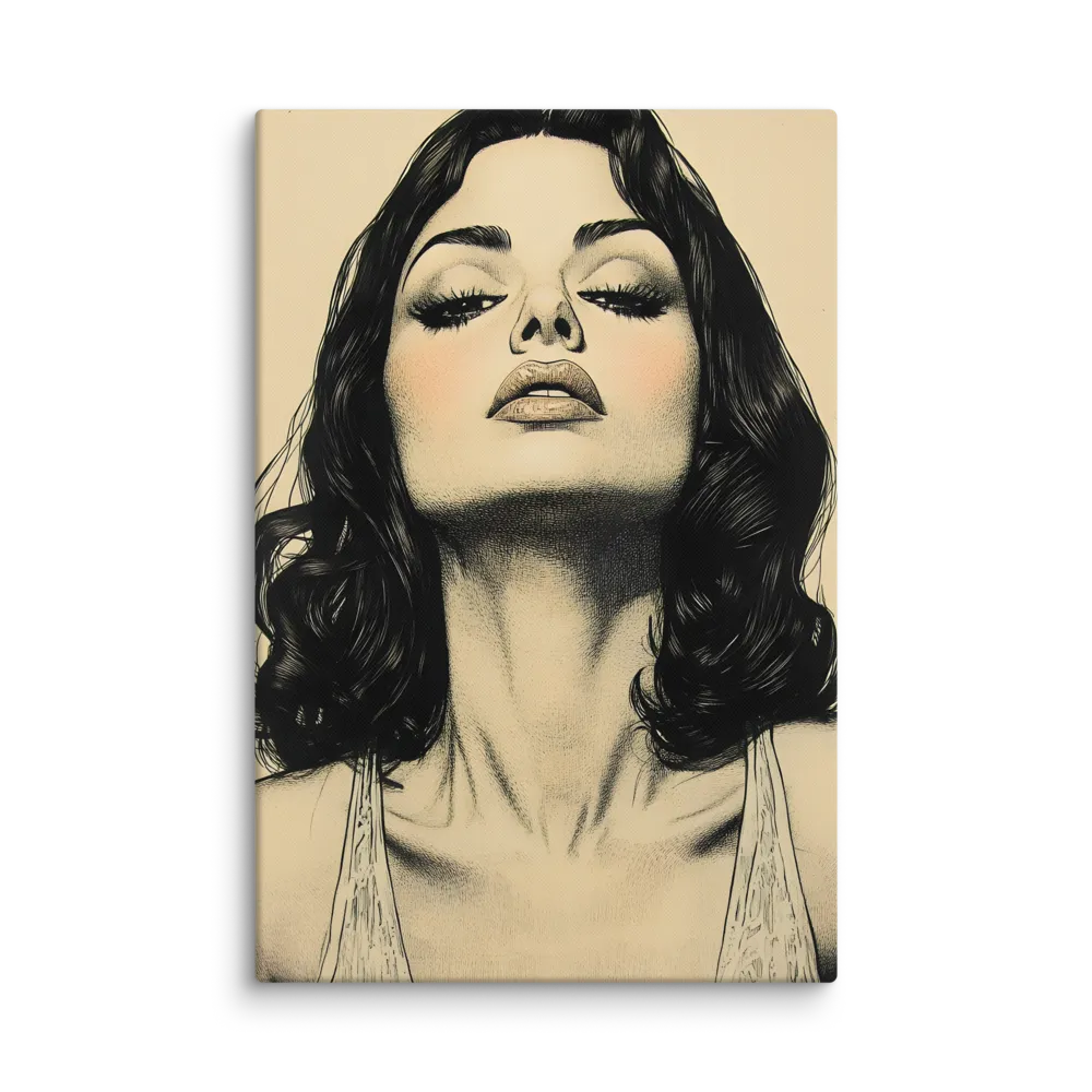 Hypnotic Gaze Portrait 
 Canvas | 32″x 48″