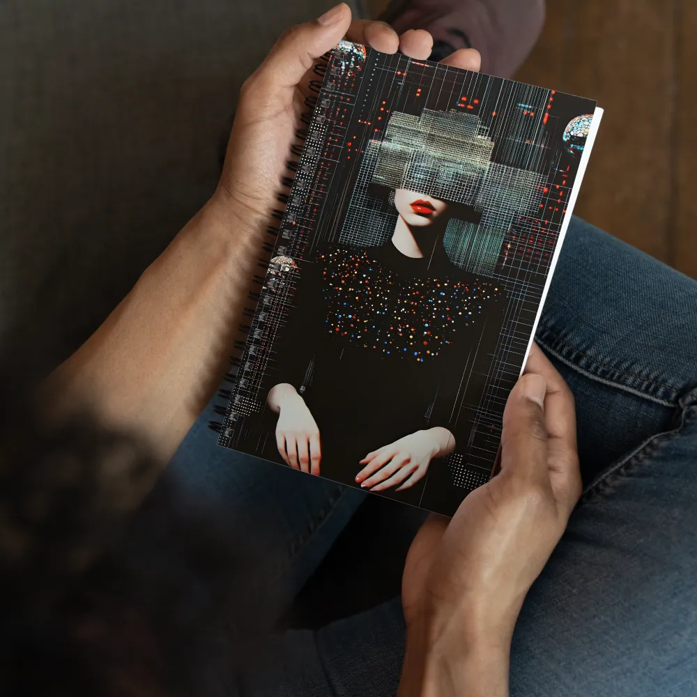 Glitched Identity 
 Spiral Notebook | 140 pages