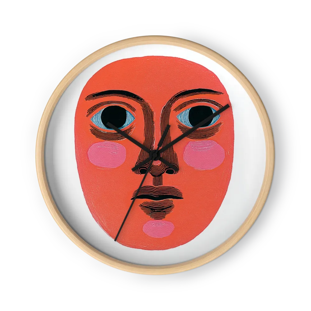 Red Face Print